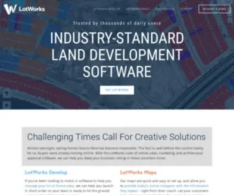 Lotworks.ca(Centralized Lot Management & Real) Screenshot