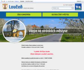 Loucen.cz(Městys Loučeň) Screenshot