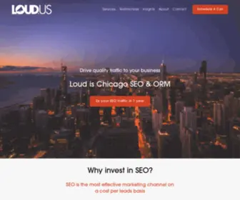 Loud.us(Chicago SEO) Screenshot