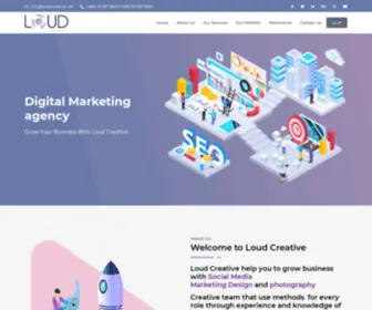 Loudcreative.net(Bringing you closer to the people and things you love) Screenshot