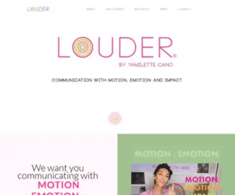 LouderGlobal.com(Communication coaching) Screenshot