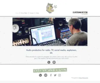 Loudmouthstudio.com(Loudmouth Studio) Screenshot