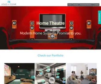 Loudnclear.co(Home Automation Systems) Screenshot