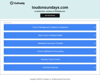 Loudonsundays.com(Create an Ecommerce Website and Sell Online) Screenshot