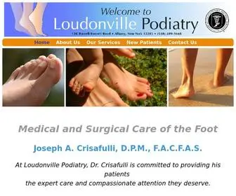 Loudonvillepodiatry.com(Loudonville Podiatry) Screenshot