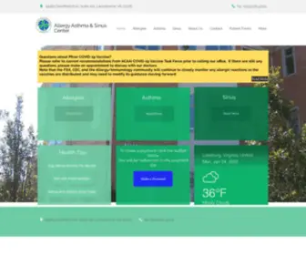 Loudounallergy.com(Aasc) Screenshot