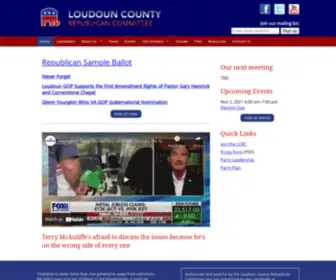 Loudoungop.com(Loudoun County Republican Committee) Screenshot