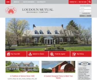Loudounmutual.com(Loudoun Mutual Insurance Company) Screenshot