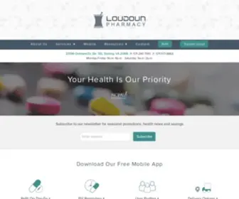 Loudounpharmacy.com(Loudoun Pharmacy) Screenshot