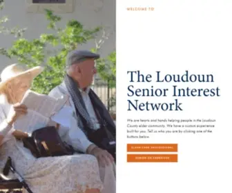 Loudounseniors.org(Loudoun Senior Interest Network) Screenshot