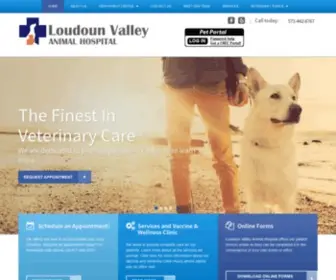 Loudounvalleyanimalhospital.com(Loudoun Valley Animal Hospital) Screenshot