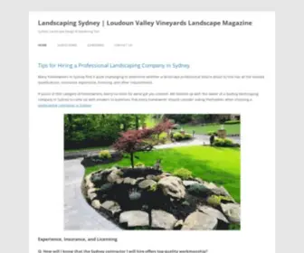 Loudounvalleyvineyards.com(Landscaping Sydney) Screenshot