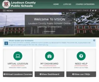 Loudounvision.net(Loudoun County Public Schools VISION) Screenshot