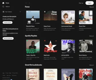 Loudr.fm(Spotify is a digital music service) Screenshot