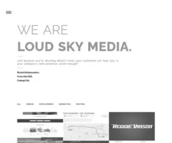 Loudskymedia.com(Loud Sky Media) Screenshot