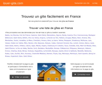 Louer-Gite.com(Location) Screenshot