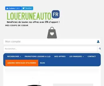 Loueruneauto.fr(Leasing, Location longue dur) Screenshot
