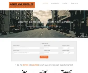 Louerunemoto.fr(Louer une moto) Screenshot
