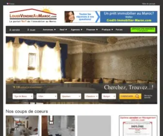 Louervendreaumaroc.com(Premier et meilleur site des annonces immobilier maroc) Screenshot