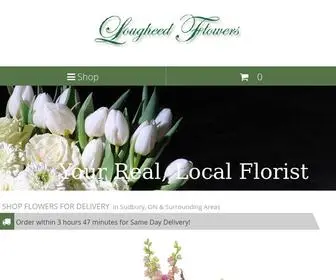 Lougheedsflowerssudbury.com(LOUGHEED'S FLOWERS) Screenshot