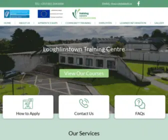 Loughlinstowntrainingcentre.ie(DDLETB Loughlinstown) Screenshot