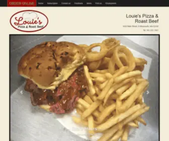 Louiespizzaweymouth.com(Louie's Pizza & Roast Beef) Screenshot