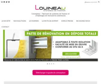 Louineau.com(Equerre de fixation et habillage de menuiserie) Screenshot