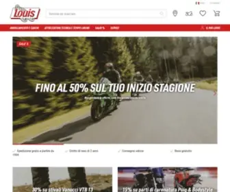 Louis-Moto.it(Abbigliamento e attrezzatura tecnica) Screenshot