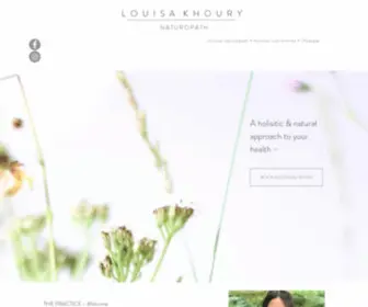 Louisakhoury.com.au(Clinical Naturopath) Screenshot