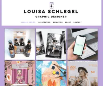 Louisaschlegel.com(GRAPHIC DESIGN) Screenshot