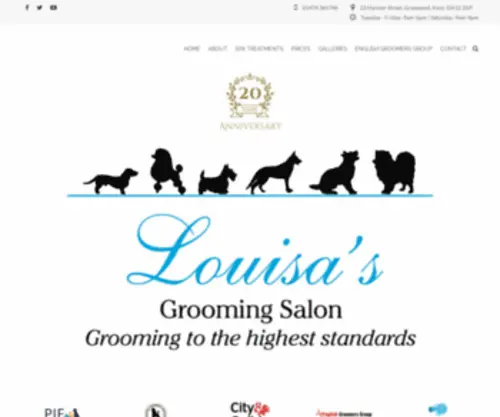 Louisasgroomingsalon.co.uk(The best grooming care for your pet) Screenshot