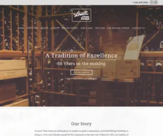 Louischophouse.com(Louis' Chop House) Screenshot