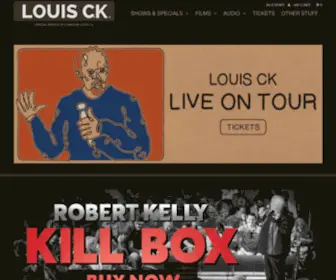 Louisck.com(Louis CK) Screenshot