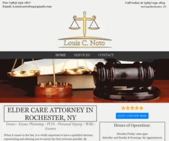 Louiscnotoesq.com(General Law Practice) Screenshot