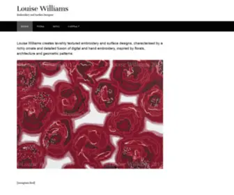 Louise-Williams.co.uk(Embroidery and Surface Designer) Screenshot