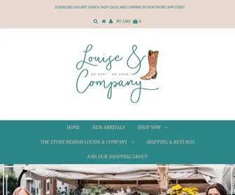 Louiseandcompany.com(Louise and Company) Screenshot