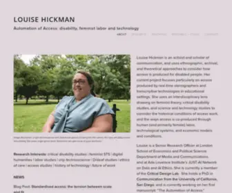 Louisehickman.com(Louise Hickman) Screenshot