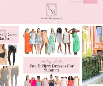 Louisemontgomery.com(Fashion and Lifestyle Blogger) Screenshot