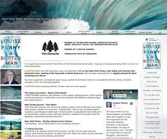 Louisepenny.com(Louise Penny Author) Screenshot