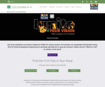 Louisiana4H.org(Louisiana4H) Screenshot