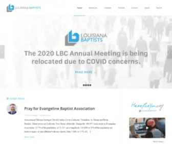 Louisianabaptists.org(Louisiana Baptists) Screenshot