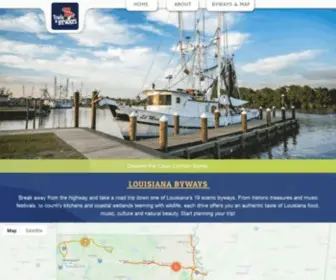 Louisianabyways.com(Louisiana's Byways) Screenshot