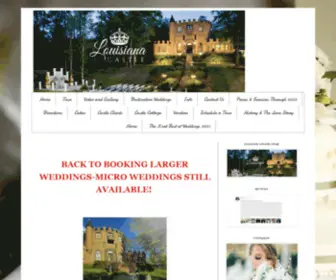 Louisianacastle.com(All Inclusive Affordable Destination Wedding Venues Franklinton LA) Screenshot