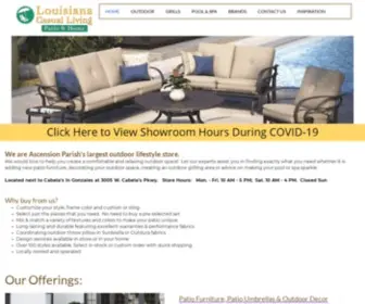 Louisianacasualliving.com(Louisiana Casual Living Patio) Screenshot