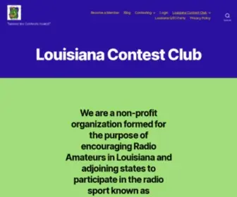 Louisianacontestclub.org("laissez les Contests roulez) Screenshot