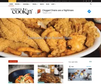 Louisianacookin.com(Louisiana Cookin) Screenshot