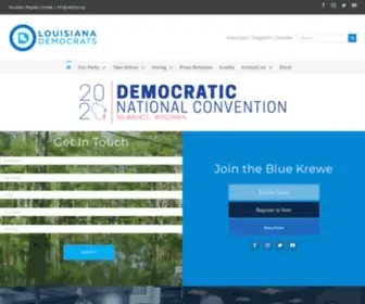 Louisianademocrats.org(Louisiana) Screenshot