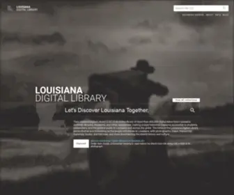 Louisianadigitallibrary.org(Louisiana Digital Library) Screenshot