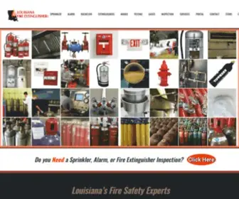 Louisianafire.com(Fire Safety Experts) Screenshot