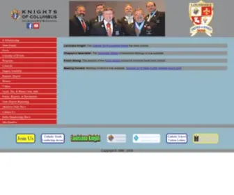 Louisianakc.org(Knights of Columbus) Screenshot
